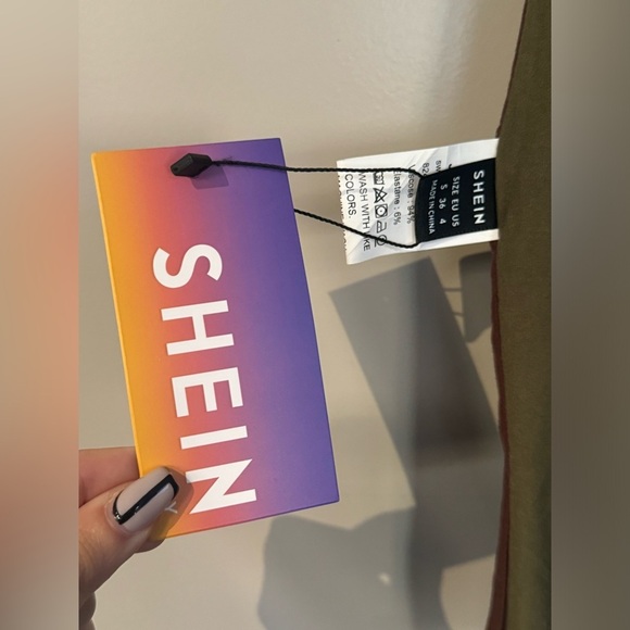 SHEIN SXY Stitch Detail Split Thigh Dress - Picture 9 of 9